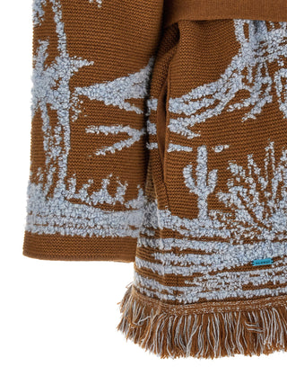 Brown Cashmere Cardigan