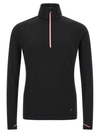 Black Polyamide Sweatshirt