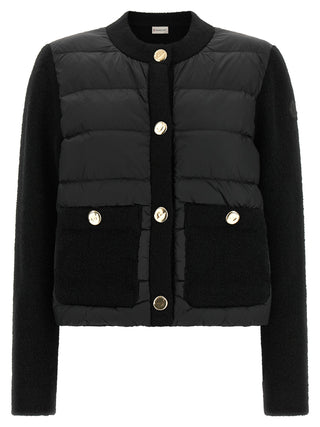 Black Polyamide Full-Length Jacket