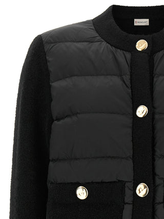 Black Polyamide Full-Length Jacket