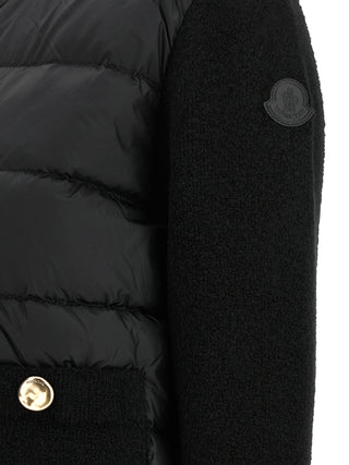 Black Polyamide Full-Length Jacket