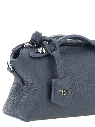 Blue Calfskin Clutch Bag
