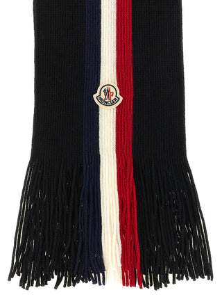 Black Virgin Wool Foulard