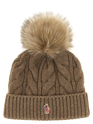 Brown Virgin Wool Beanie
