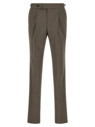 Brown Wool Dress Pants