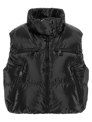 Black Polyethylene Sleeveless Jacket