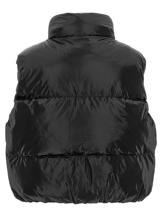 Black Polyethylene Sleeveless Jacket