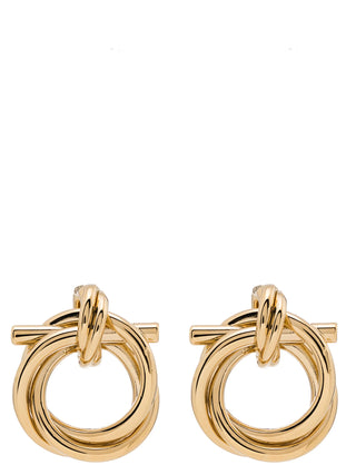Gold Brass Earrings
