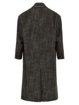 Black Virgin Wool Coat