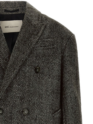 Black Virgin Wool Coat