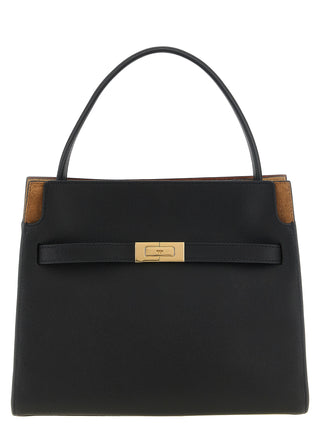 Black Lambskin Crossbody Bag