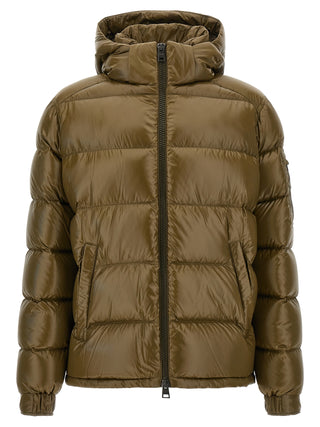 Bicolor Polyamide Full-Length Jacket