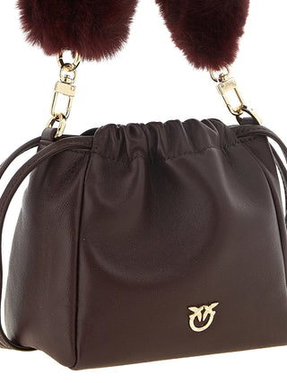 Bordeaux Lambskin Shoulder Bag