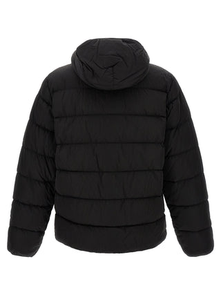 Black Polyamide Full-Length Jacket