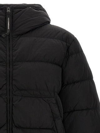 Black Polyamide Full-Length Jacket