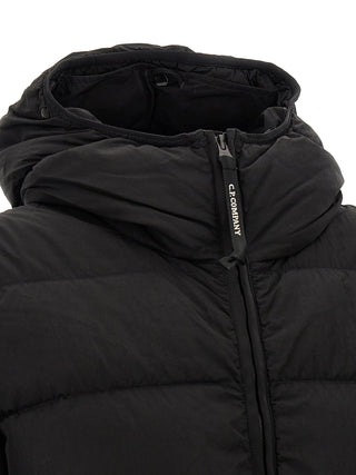 Black Polyamide Full-Length Jacket