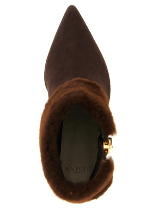 Brown Calfskin Ankle Boots