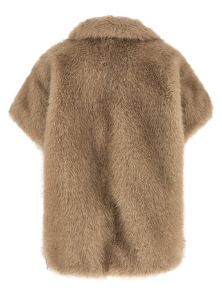 Beige Polyester Coat