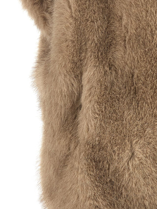 Beige Polyester Coat