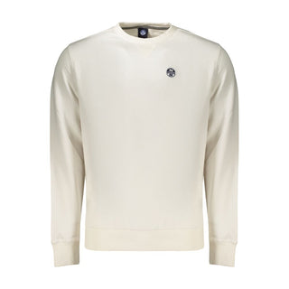 White Cotton Men's Sweatshirt