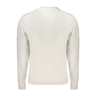 White Cotton Men's Sweatshirt