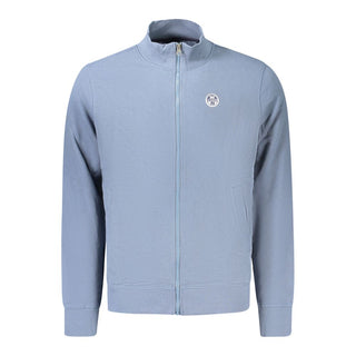 Blue Cotton Men's Sweatshirt