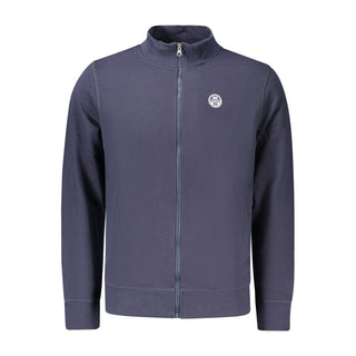 Blue Cotton Men's Sweatshirt