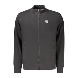 Black Cotton Men's Sweatshirt