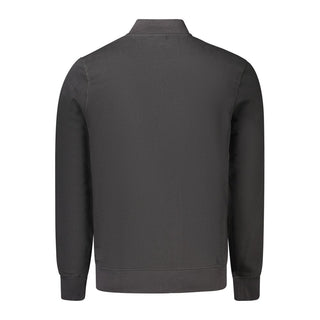 Black Cotton Men's Sweatshirt