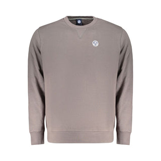 Gray Cotton Men's Sweatshirt