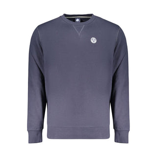 Blue Cotton Men's Sweatshirt
