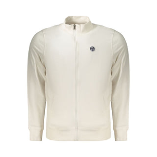 White Cotton Men's Sweatshirt