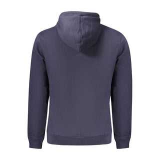 Blue Cotton Mens Sweatshirt