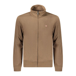 Brown Cotton Men's Sweatshirt