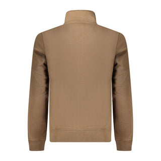 Brown Cotton Men's Sweatshirt