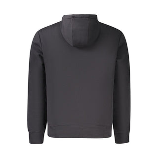 Black Cotton Men's Sweatshirt