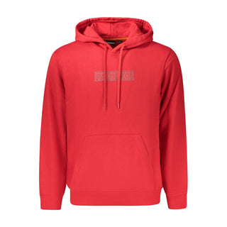 Red Cotton Men's Sweatshirt