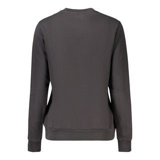 Black Cotton Sweatshirt