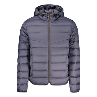 Blue Poliammide Mens Jacket