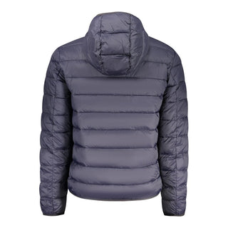 Blue Poliammide Mens Jacket
