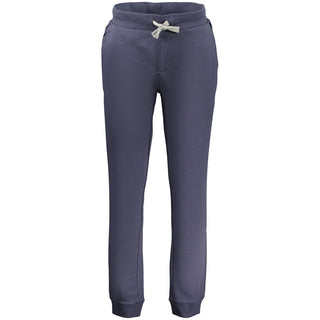 Blue Cotton Men's Trouser