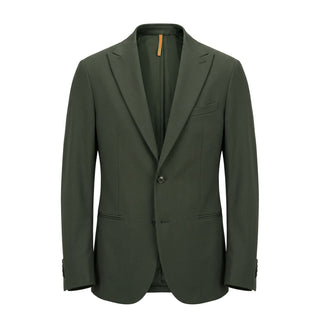 Green Viscose Men's Jacket