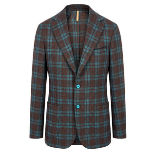 Brown Linen Men's Jacket