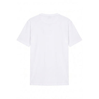 White Cotton Men T-Shirt