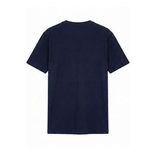 Blue Cotton Men's T-shirt