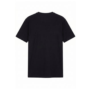 Black Cotton Men T-Shirt