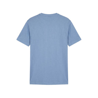 Light Blue Cotton Men T-Shirt