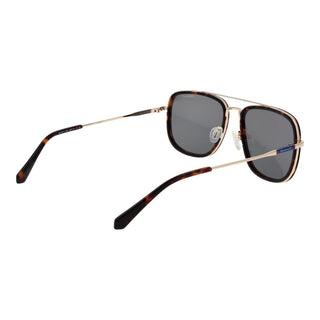 Brown Metal Sunglasses