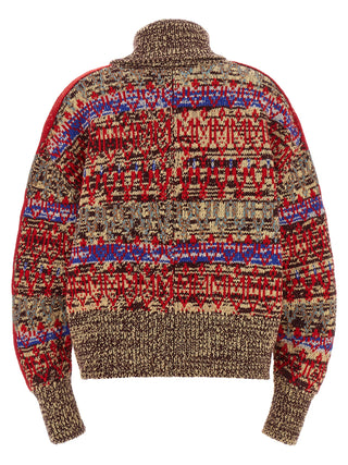 Multicolor Wool Cardigan