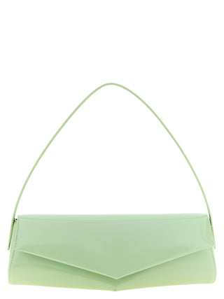 Bicolor Calfskin Shoulder Bag